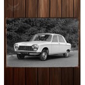 Металлическая табличка Peugeot 204